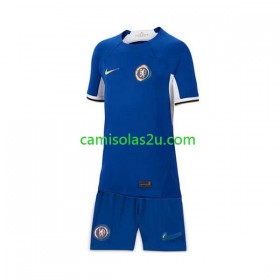 Camisolas de futebol Chelsea Criança Equipamento Principal 2023/24 Manga Curta